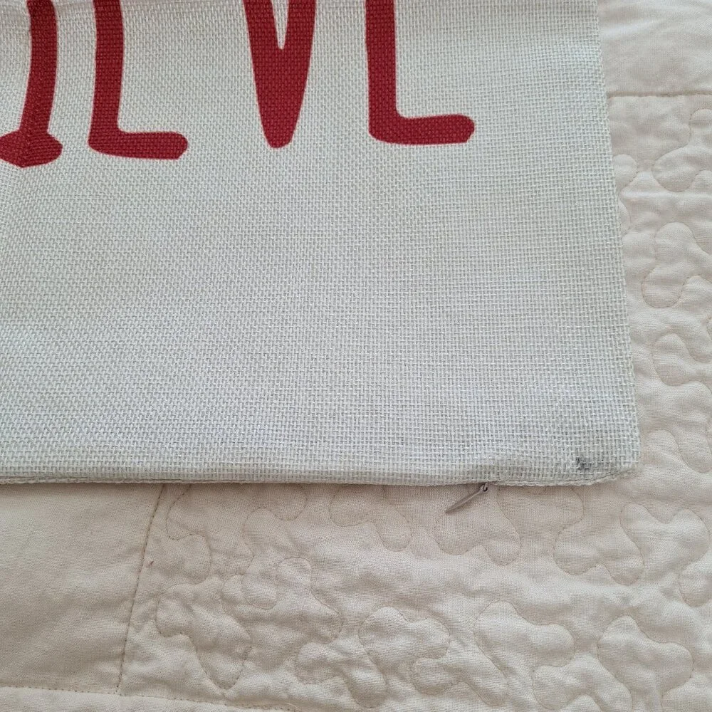 Believe Christmas Holiday Pillow Cover, NWOT
